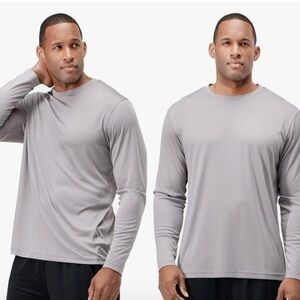 Men's Gray Long Sleeve Shirt